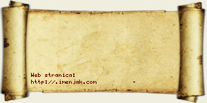 Hana Ršumović vizit kartica